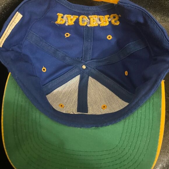 INDIANA PACERS hat blue yellow adjustable snapback cap wide brim Mitchell & Ness - Picture 4 of 7
